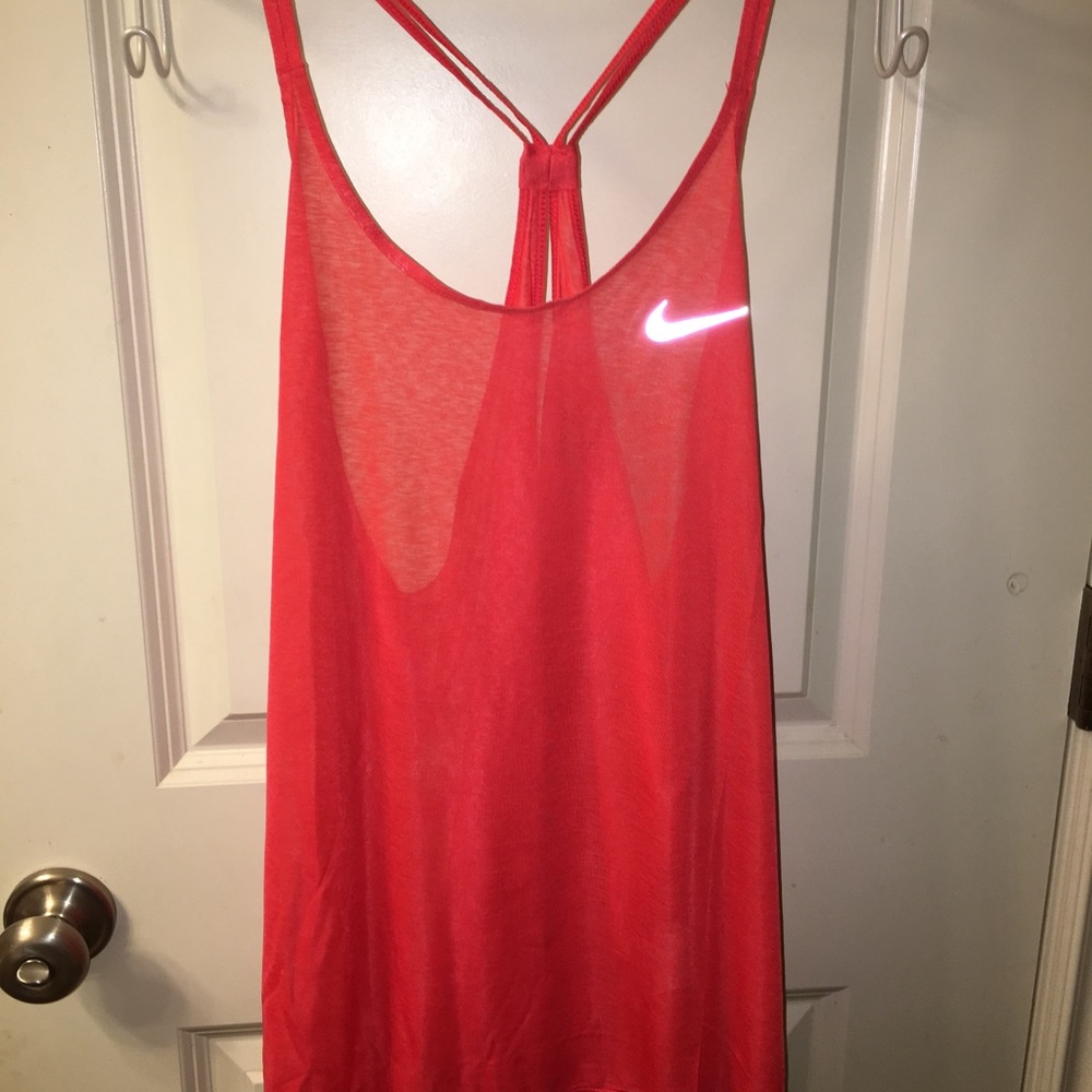 Red NIKE tank top
